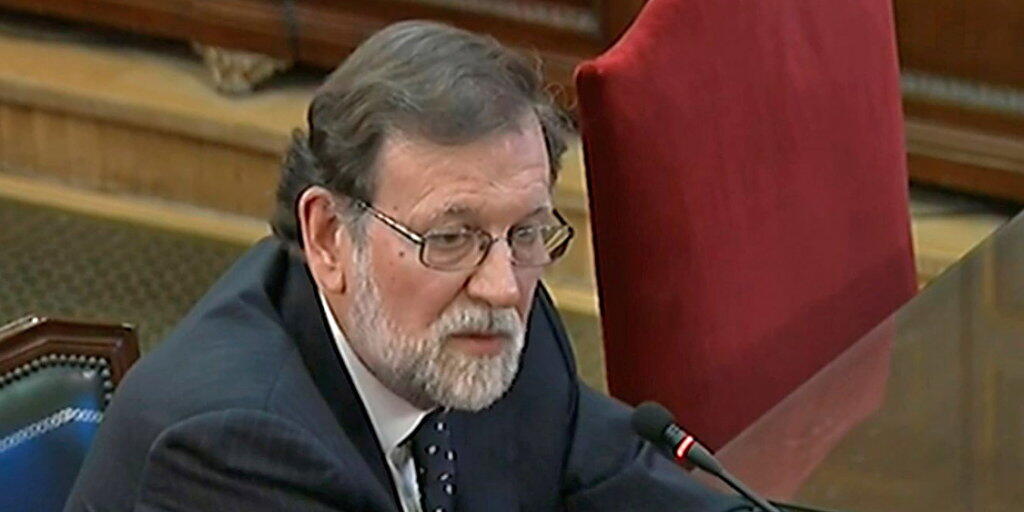 Für den ehemaligen spanischen Regierungschef Mariano Rajoy bleibt die katalanische Unabhängigkeitsbewegung ein Angriff auf die nationale Souveränität Spaniens.
