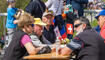 Feierlichkeiten zum Jubiläum bei der alten Rheinbrücke Vaduz–Sevelen