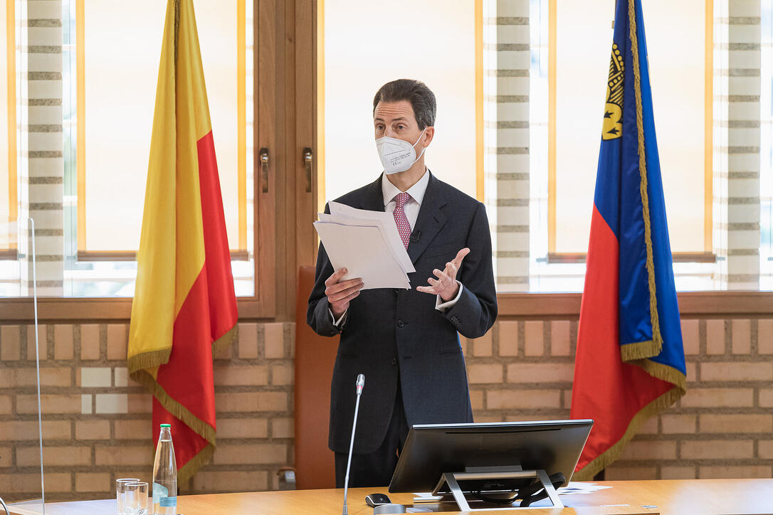 Landtagseröffnung 2021 in Vaduz