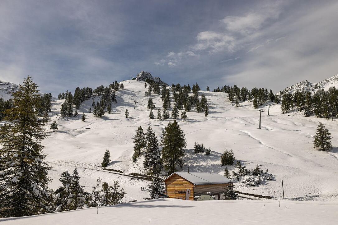 Erster Schnee in Liechtenstein