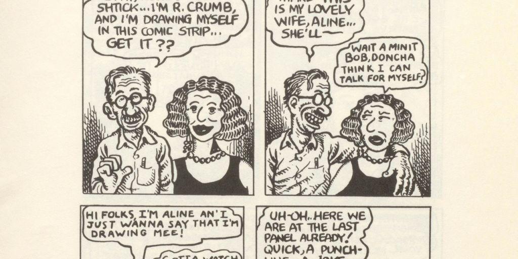 Wenn Comic-Zeichner sich selber zeichnen und dabei übers Zeichnen und sich selber Witze reissen, dann kommt etwas heraus wie der Crumbs Familienportrait - zu sehen im Basler Cartoonmuseum.