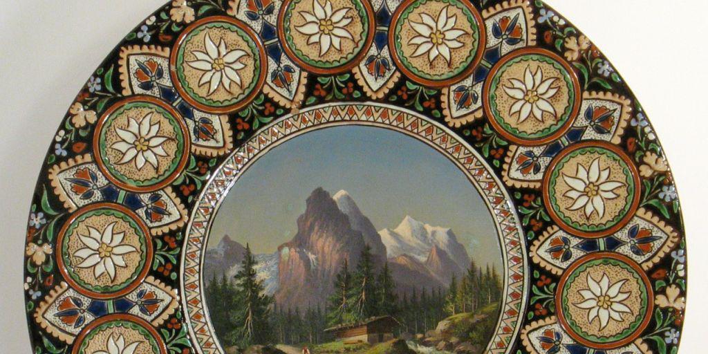 Kunst oder Kitsch: das Museum Schloss Thun zeigt in einer Sonderausstellung Souvenirkeramik der Belle Epoque. Kunst oder Kitsch: das Museum Schloss Thun zeigt in einer Sonderausstellung Souvenirkeramik der Belle Epoque.