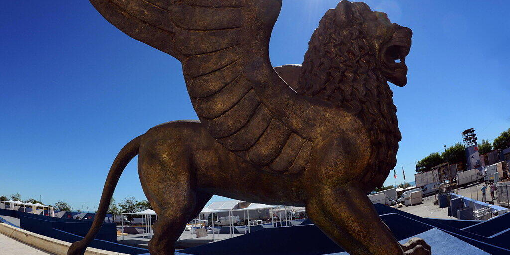 ARCHIV - Der geflügelte Goldene Löwe, Symbol der Internationalen Filmfestspiele von Venedig. Foto: Claudio Onorati/ANSA/epa/dpa
