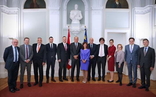 Treffen des Staatsgerichtshofes mit dem Österreichischen Verfas