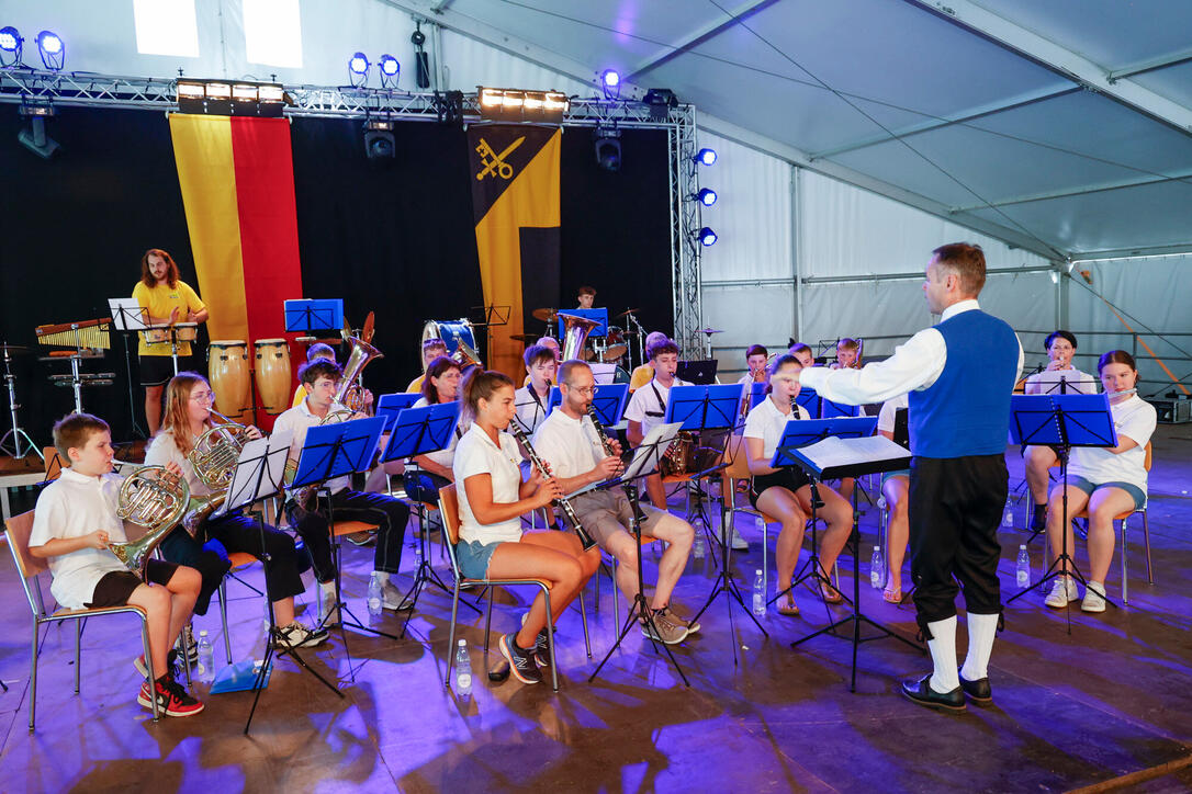 76. Liechtensteiner Verbandsmusikfest in Mauren  unter dem Motto «Mura - tönt guat»