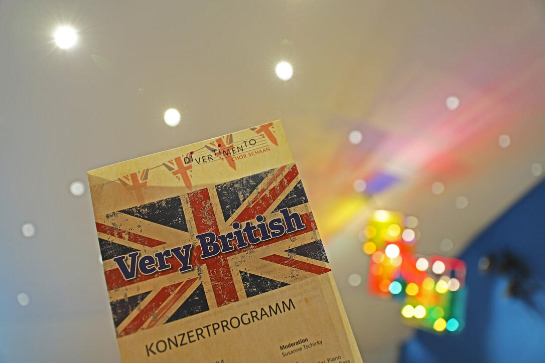 Jahreskonzert Divertimento Chor mit «Very British» in Triesen