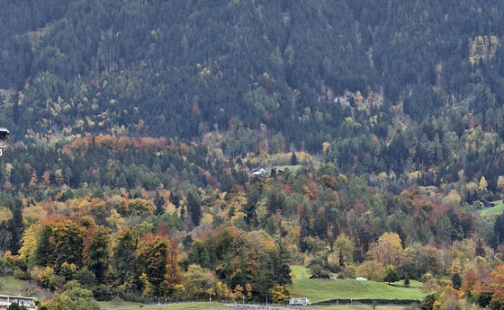 Herbst an der Kreuzung von Triesen und Triesenberg