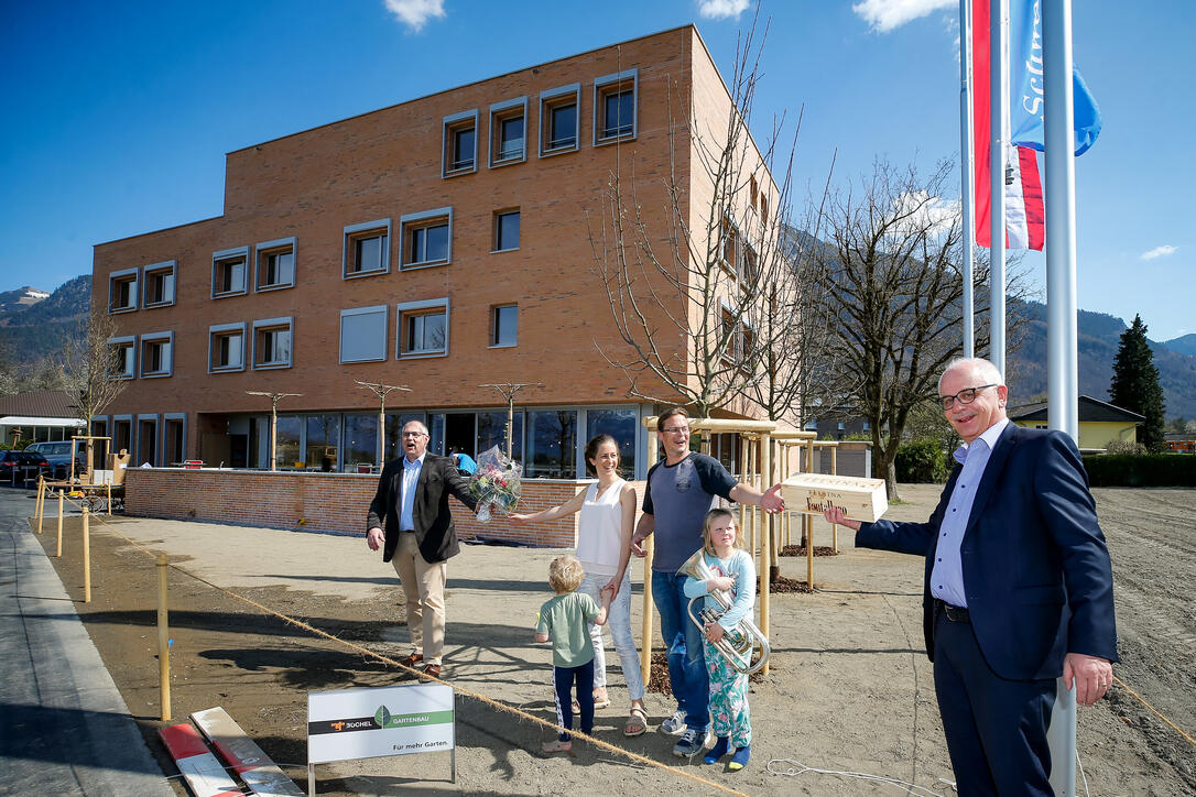 Liechtenstein Schaan Vaduz Neueroeffnung Jugendherberge