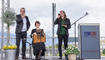 Feierlichkeiten zum Jubiläum bei der alten Rheinbrücke Vaduz–Sevelen