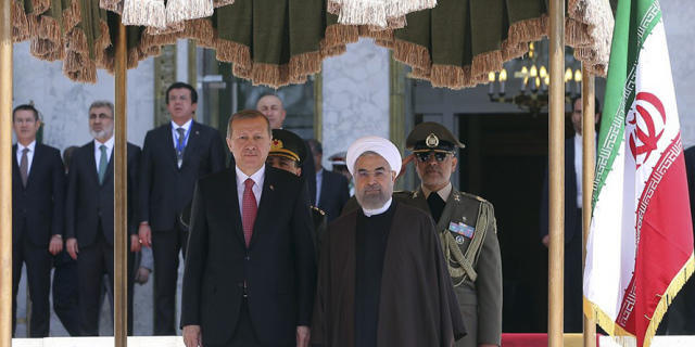 Der türkische Präsident Erdogan beim iranischen Präsidenten Ruhani