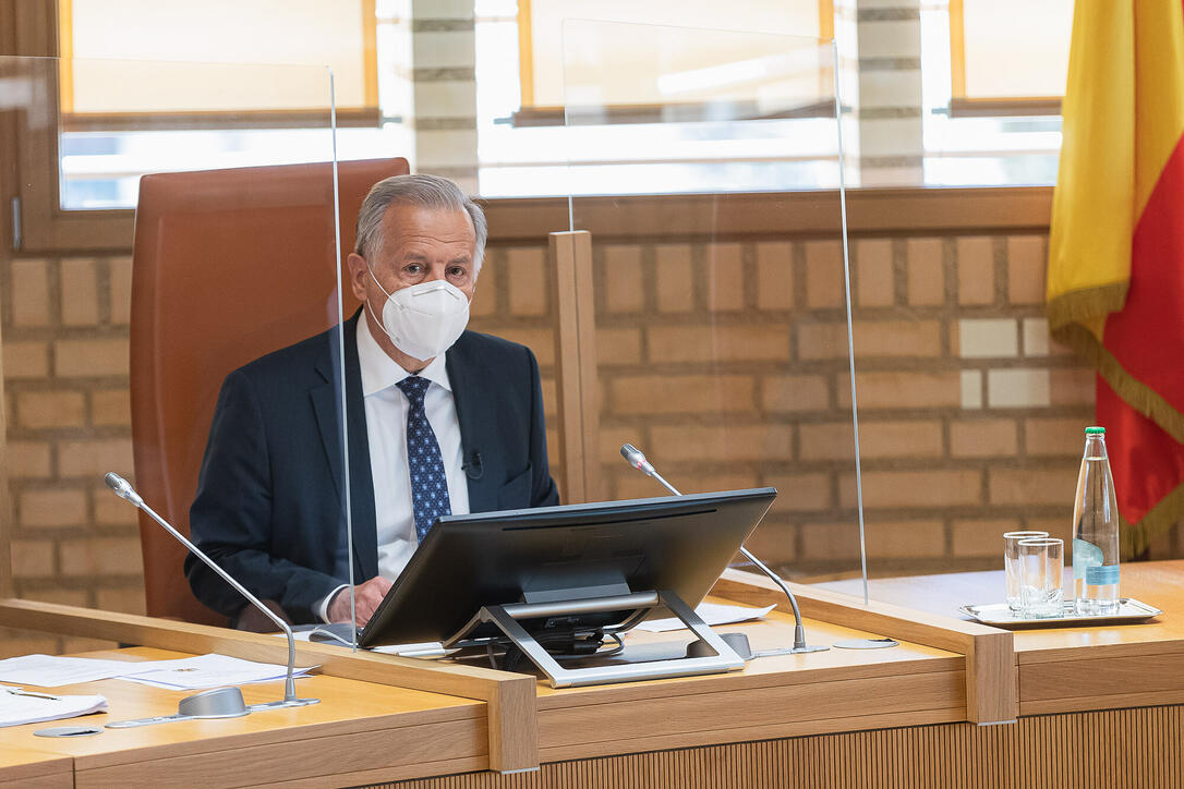 Landtagseröffnung 2021 in Vaduz