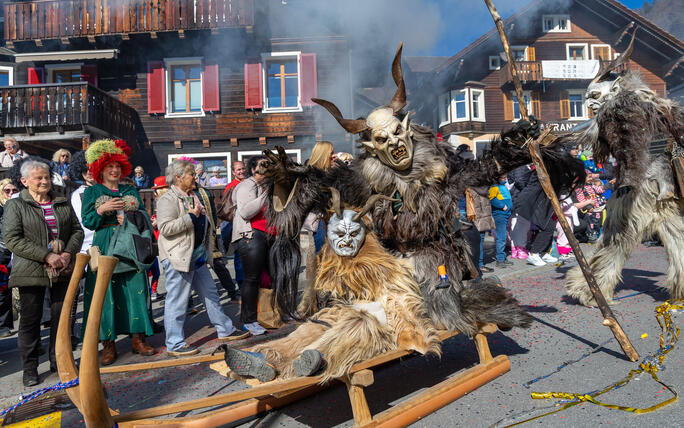 Fasnachtsumzug in Triesenberg (04.03.2025)