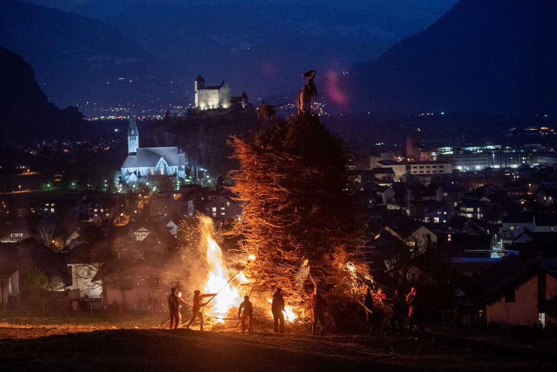 Funkensonntag in Balzers