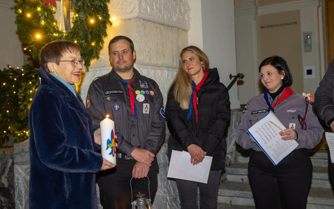 Friedenslicht 2025 in Liechtenstein (17.12.2025)