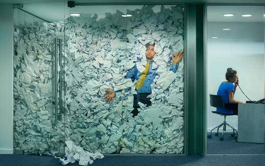 stuck at the office