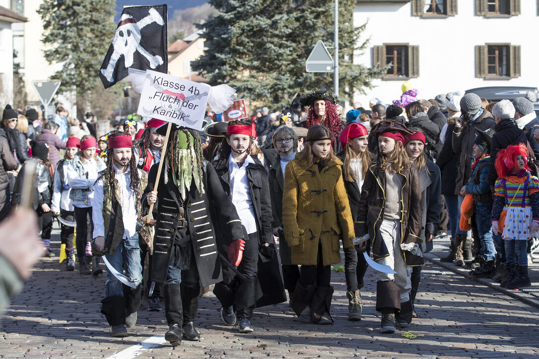 Fasnachtsumzug der Gemeindeschulen Balzers