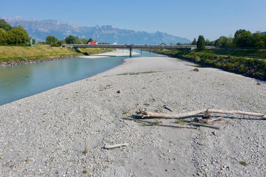 Trockener Alpenrhein (29.07.2026)