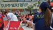 Verabschiedung Liechtenstein-Delegation Gymnaestrada