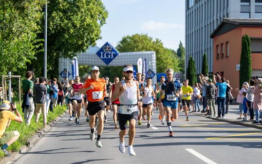 Gestartet wird in Bendern, von wo die Strecke &uuml;ber Schaan und am Schloss Vaduz vorbei nach Silum und weiter nach Steg f&uuml;hrt. Zum  Abschluss fordert der Anstieg &uuml;ber das Sassf&ouml;rkle die L&auml;ufer ein letztes Mal, bevor es &uuml;ber die Turna ins Ziel geht.