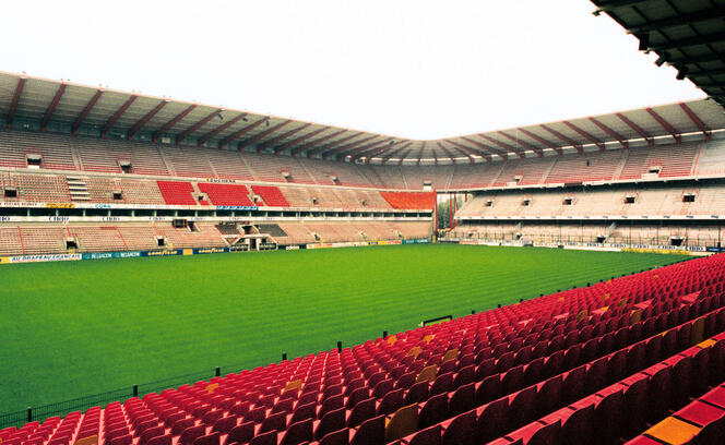 Das Maurice-Dufrasne-Stadion in Lüttich war Schauplatz der EM im Jahr 2000 in Belgien und den Niederlanden.