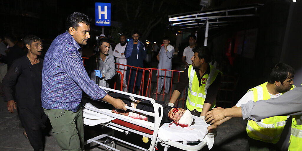 Bei der Explosion an einer Hochzeitsfeier in Kabul wurden auch Kinder verletzt.