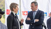 Feierlichkeiten zum Jubiläum bei der alten Rheinbrücke Vaduz–Sevelen