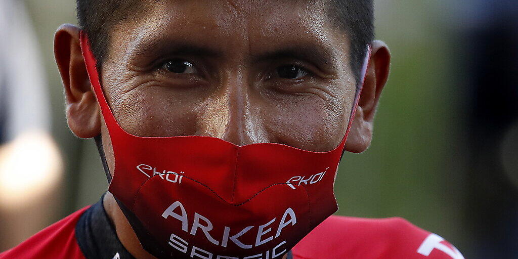 Nairo Quintana sagt trotz Maske: "Ich habe nichts zu verbergen." Nairo Quintana sagt trotz Maske: "Ich habe nichts zu verbergen."