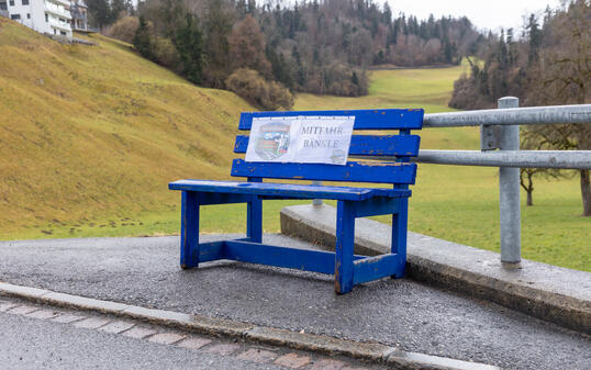 Mitfahrb&auml;nkle in Schellenberg