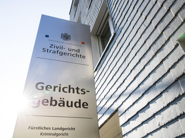 Gerichtsgebäude in Vaduz Gerichtsgebäude in Vaduz