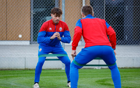 Liechtenstein Ruggell Fussball UEFA Nations-League Andorra Training Liechtenstein