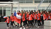 Liechtensteiner Delegation bei der Gymnaestrada 2023 in Amsterdam