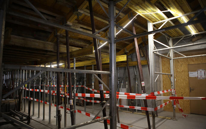 Tag der offenen Baustelle Kindergarten und Doppelturnhalle in Ma