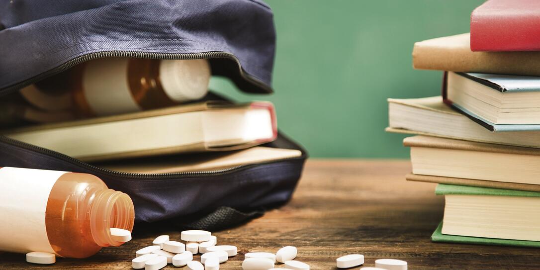 Prescription drug abuse, addiction in school setting.