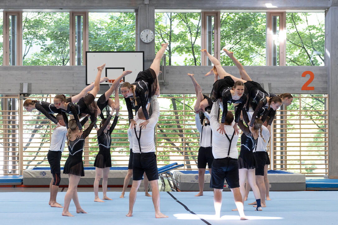 «Gymnaestrada 2023» Premiere Team Liechtenstein in Balzers