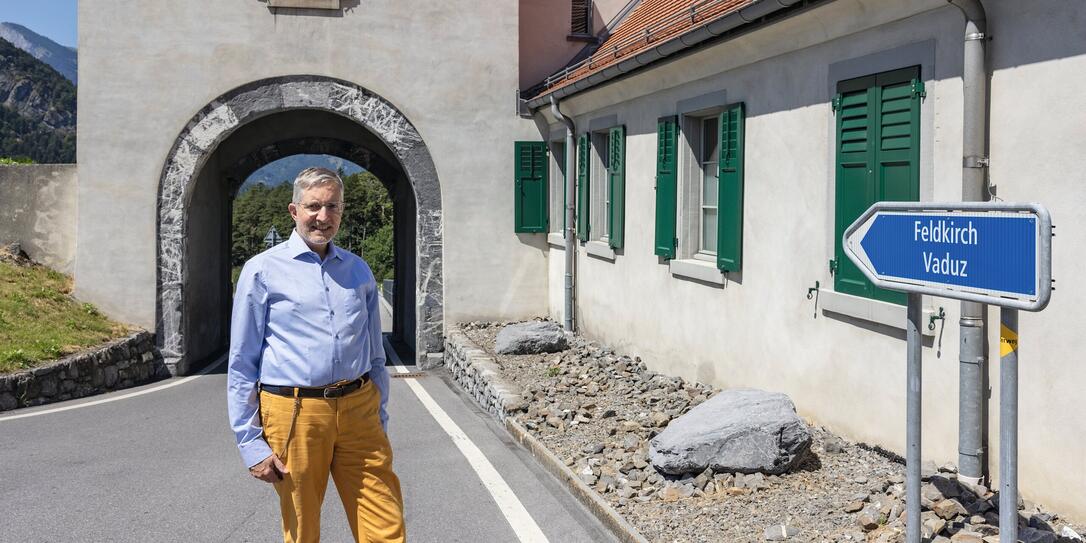 Georges Baur in Maienfeld Georges Baur in Maienfeld