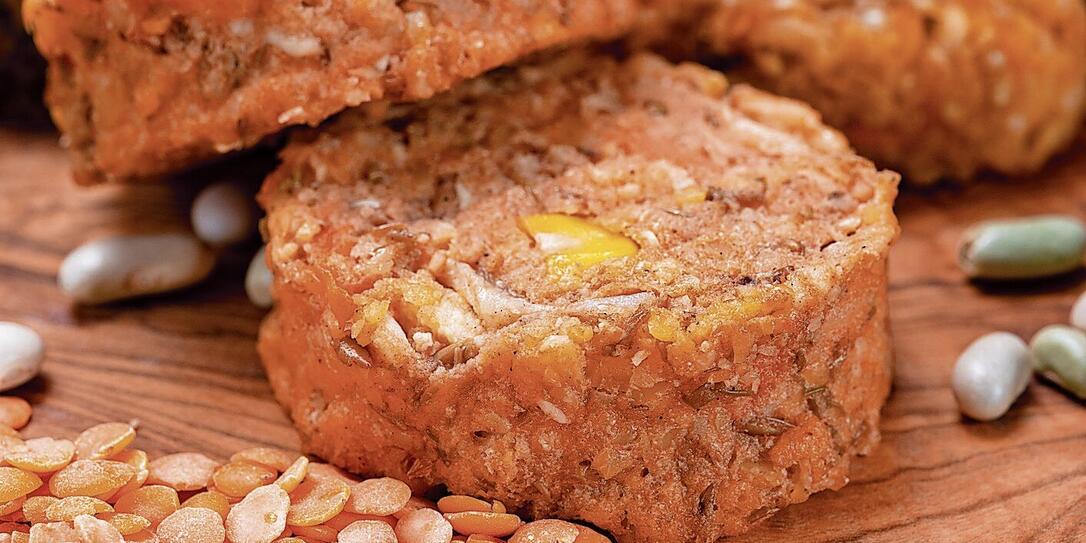 Small tasty vegan and vegetarian burgers made from fresh vegetables and dried legumes and beans