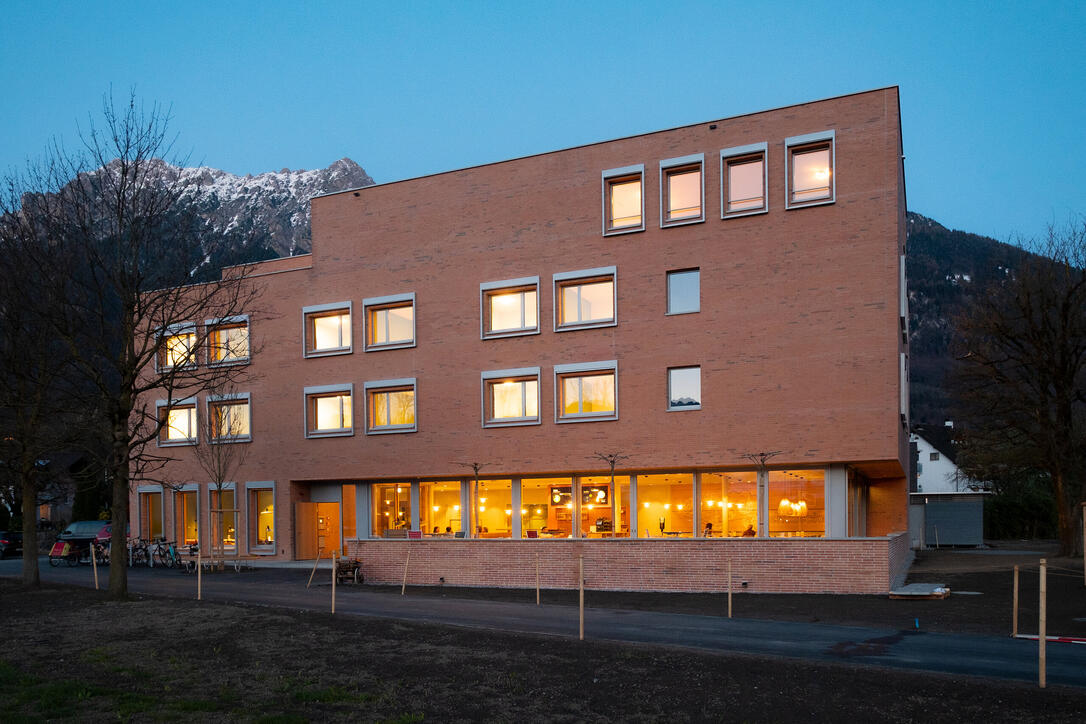 Liechtenstein Schaan Vaduz Neueroeffnung Jugendherberge