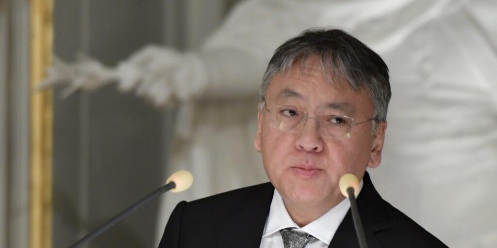 Nobelpreis für Literatur für Kazuo Ishiguro. Der in Japan geboren Brite spricht in Stockholm.