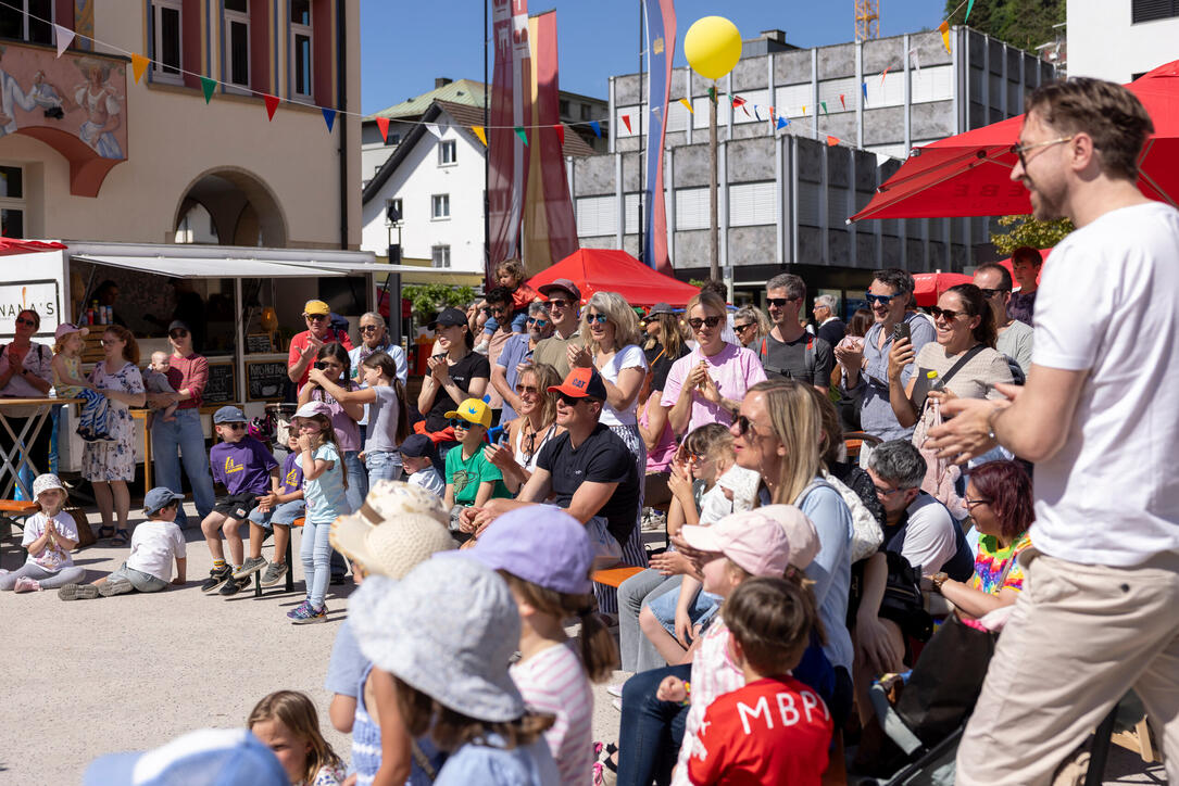 Buskers Strassenkunstfestival in Vaduz