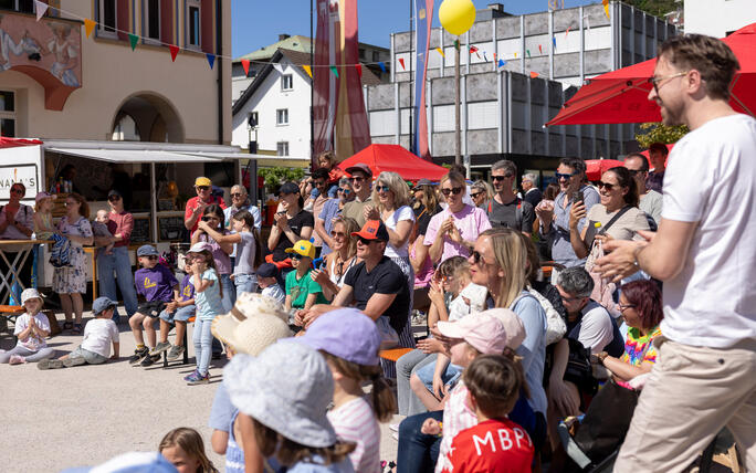 Buskers Strassenkunstfestival in Vaduz