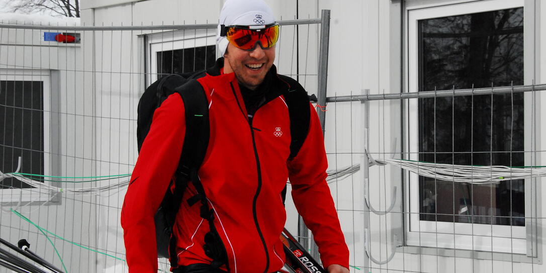 Philipp H&auml;lg startete beim Weltcup in Davos