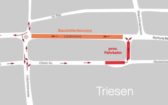 Umleitung Triesen