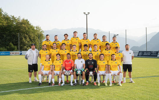 Der Kader zur neuen Saison des FC Triesenbergs.