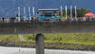 Feierlichkeiten zum Jubiläum bei der alten Rheinbrücke Vaduz–Sevelen