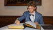 Eintragung in das Goldene Buch 2024 auf Schloss Vaduz (13.09.2024)
