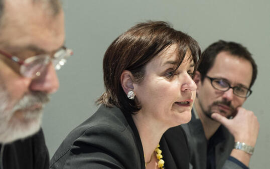 Marina Carobbio, Präsidentin des Mieterinnen- und Mieterverbandes, sagt den hohen Mieten den Kampf an. Der Verband fordert mit einer Initiative bezahlbare Wohnungen. (Archivbild)