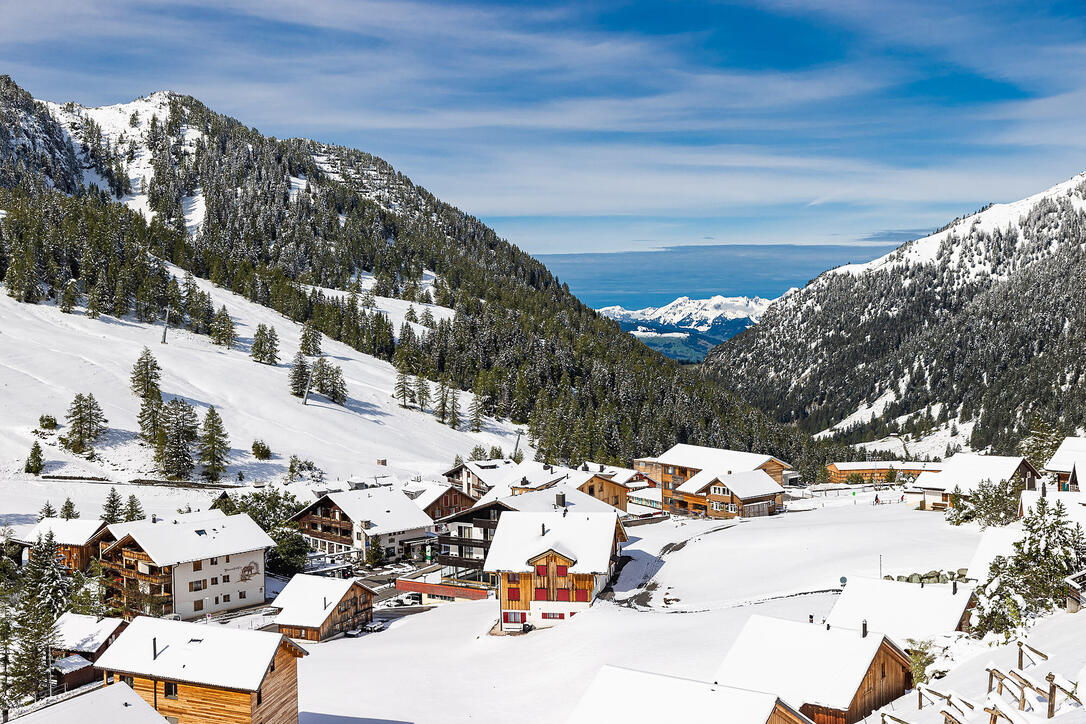 Erster Schnee in Liechtenstein