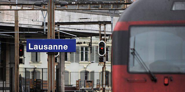 Im Bahnhof Lausanne brannte eine Lok (Symbolbild)