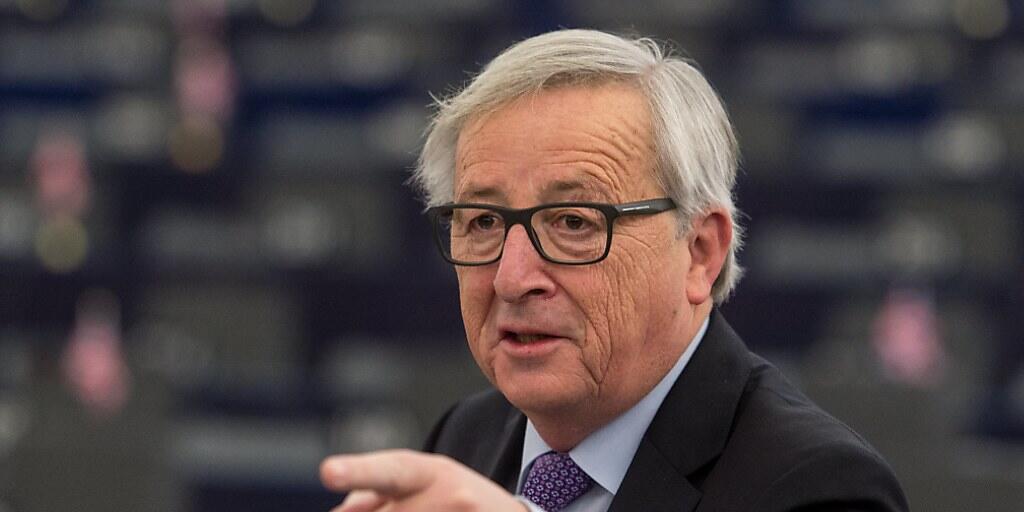 EU-Kommissionspräsident Juncker will nur Länder neu in die EU aufnehmen, welche keine Grenzstreitigkeiten mit andern Staaten haben. (Archiv)