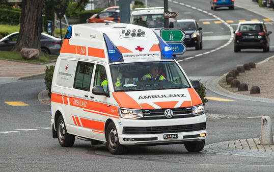 Ambulanz in Vaduz